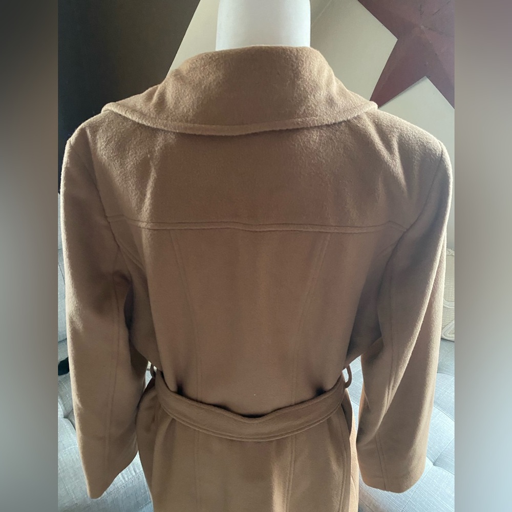 Michael Kors Camel Wrap Coat - Picture 5 of 6